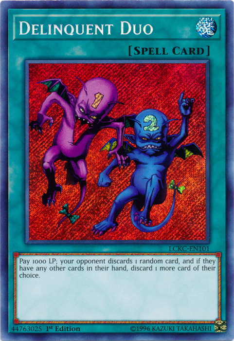Delinquent Duo [LCKC-EN101] Secret Rare | Chromatic Games