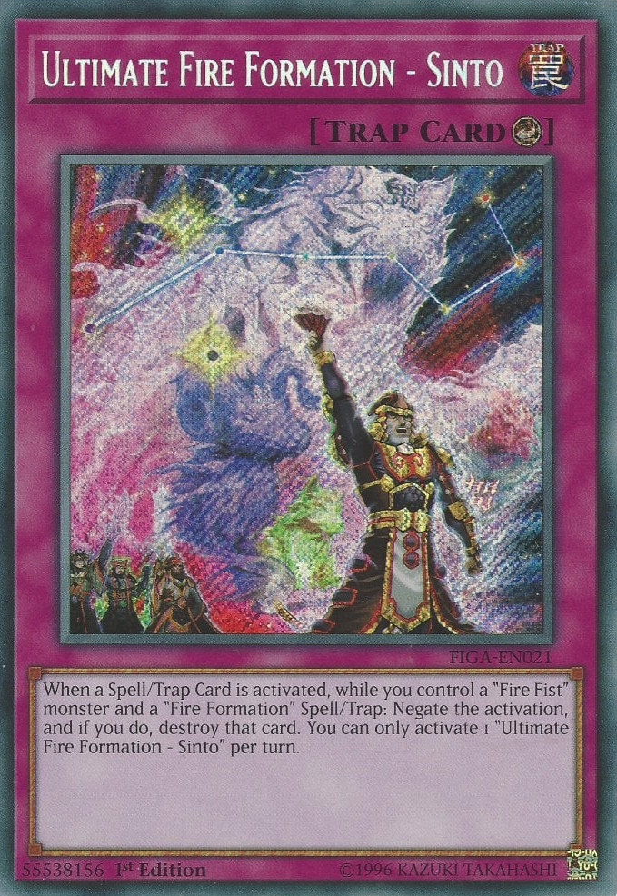 Ultimate Fire Formation - Sinto [FIGA-EN021] Secret Rare | Chromatic Games