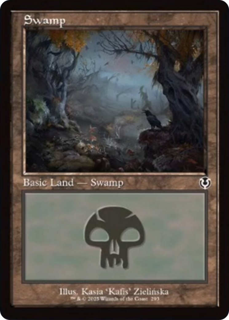 Swamp (293) (Retro Frame) [Innistrad Remastered] | Chromatic Games