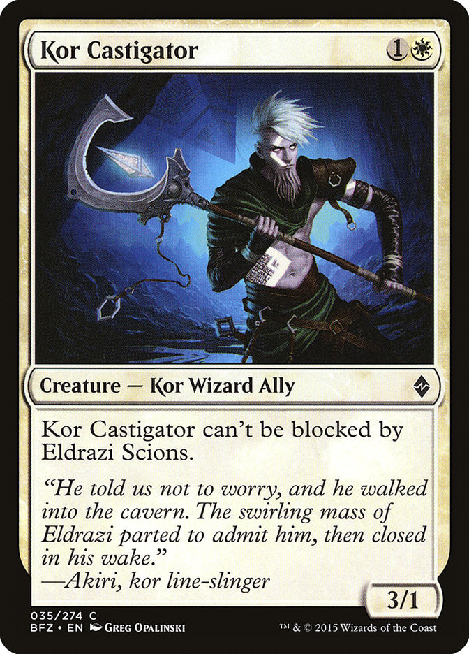 Kor Castigator 35/274 (Battle for Zendikar)  | Chromatic Games