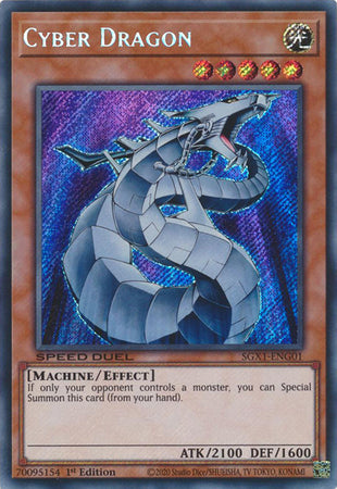 Cyber Dragon [SGX1-ENG01] Secret Rare | Chromatic Games