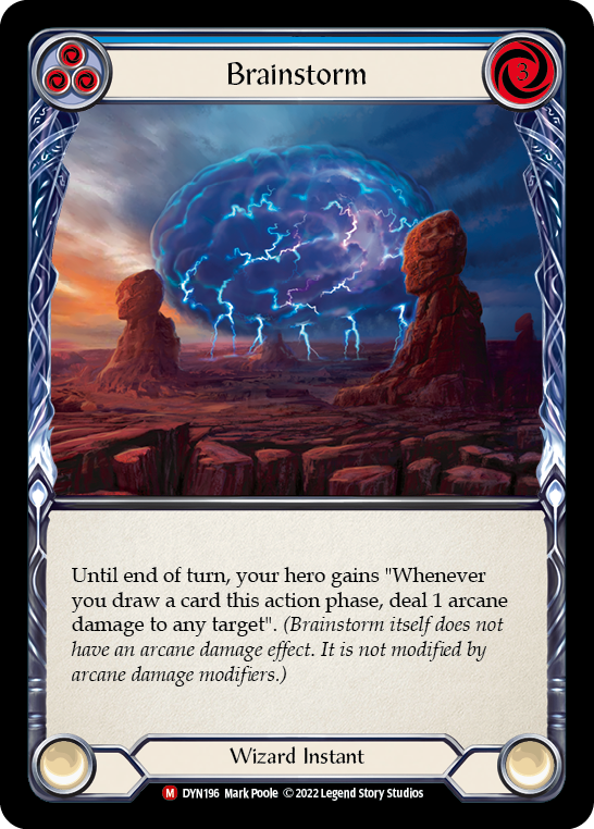 Brainstorm [DYN196] (Dynasty)  Rainbow Foil | Chromatic Games