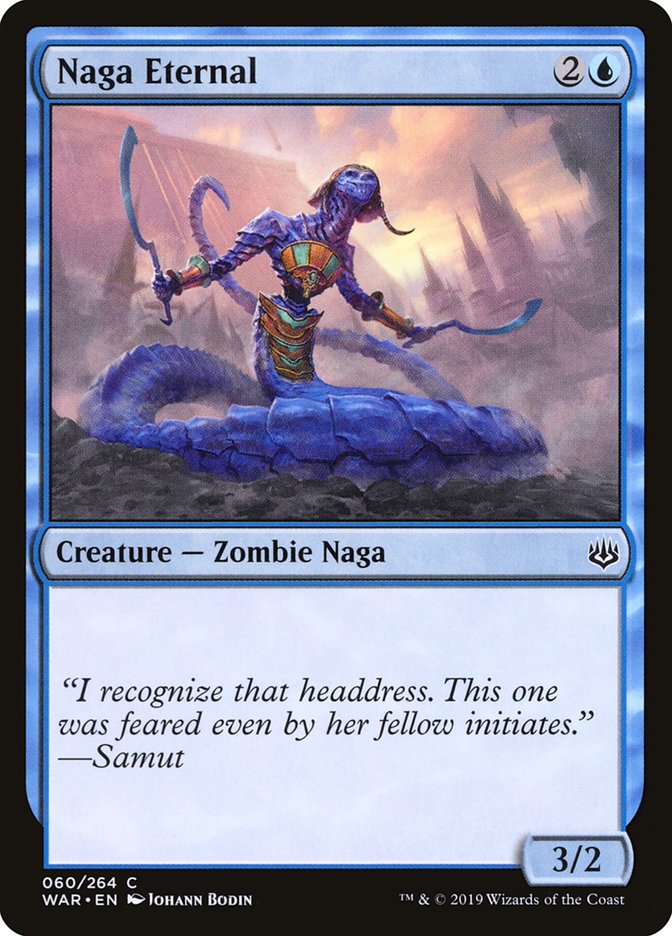 Naga Eternal 60/264 (War of the Spark)  | Chromatic Games