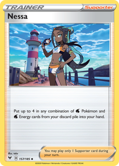 Nessa (157/185) [Sword & Shield: Vivid Voltage] | Chromatic Games