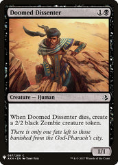 Doomed Dissenter [Mystery Booster] | Chromatic Games