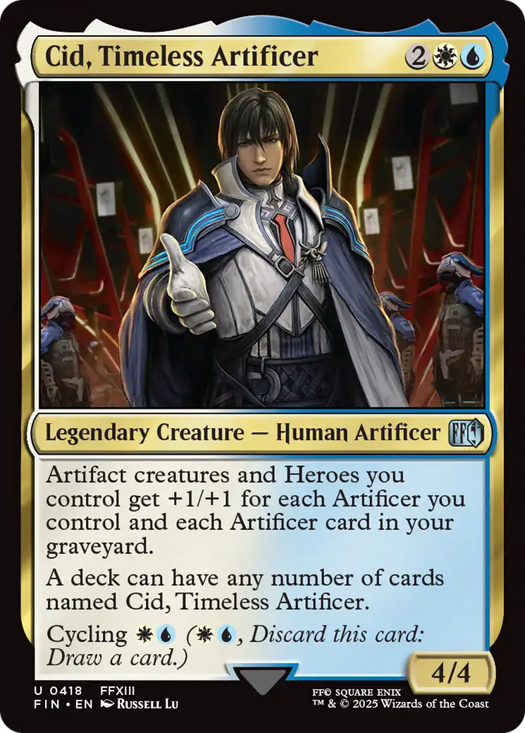 Cid, Timeless Artificer (0418) [FINAL FANTASY] | Chromatic Games