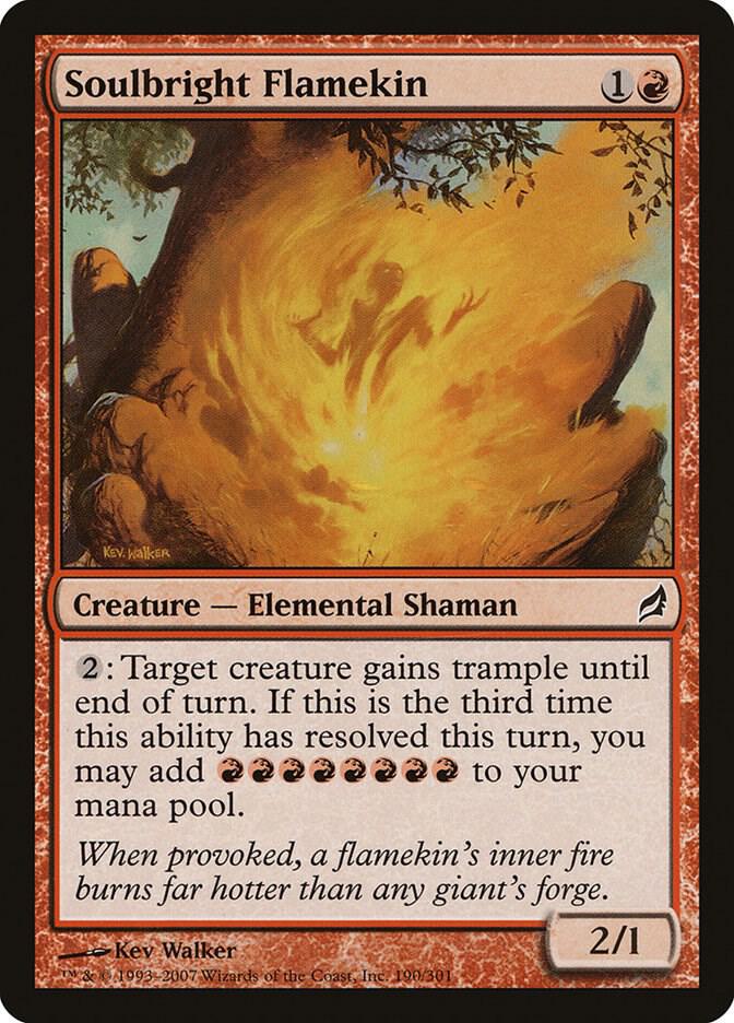 Soulbright Flamekin 190/301 (Lorwyn)  | Chromatic Games