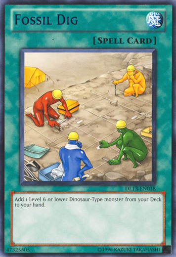 Fossil Dig (Blue) [DL13-EN018] Rare | Chromatic Games