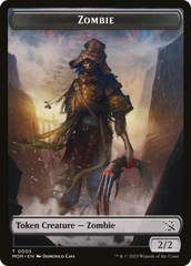 Elemental (02) // Zombie Double-Sided Token [March of the Machine Tokens] | Chromatic Games