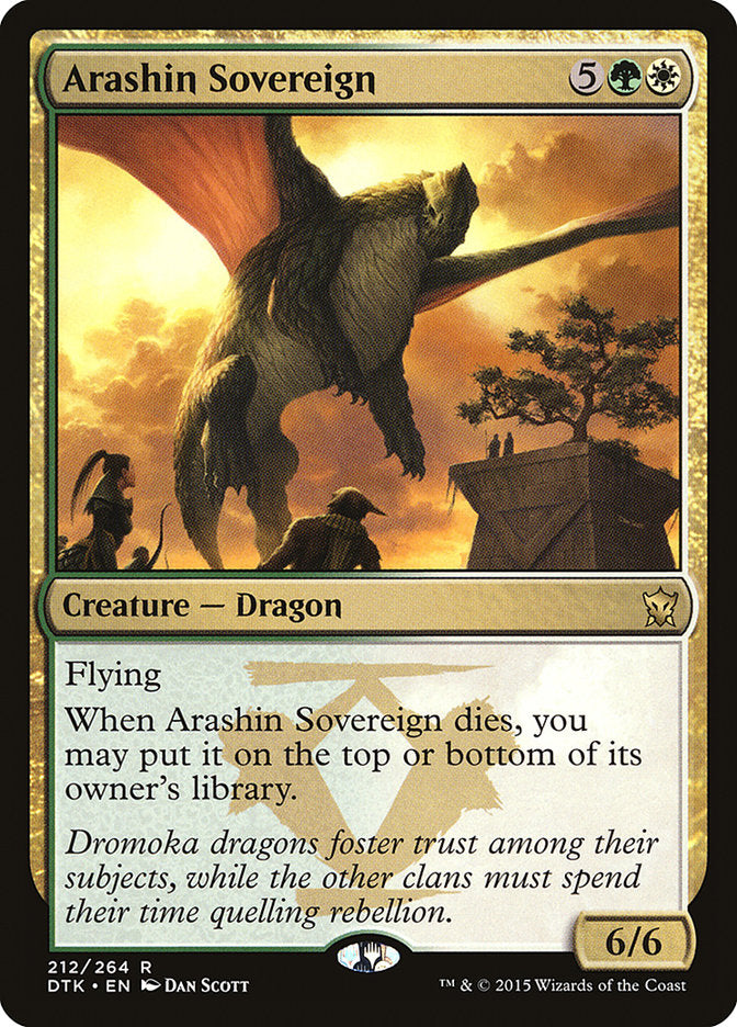 Arashin Sovereign 212/264 (Dragons of Tarkir)  | Chromatic Games
