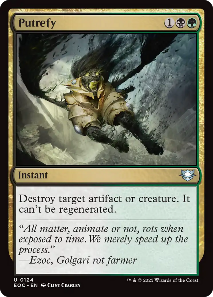 Putrefy [Edge of Eternities Commander] | Chromatic Games