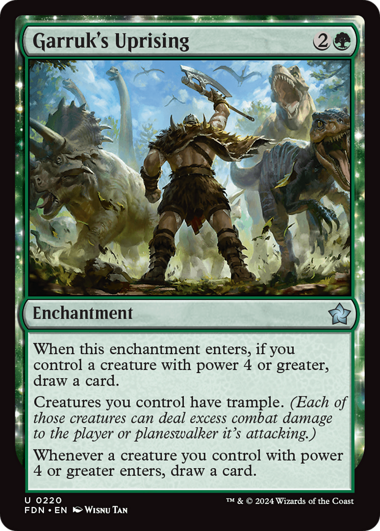 Garruk's Uprising [Foundations] | Chromatic Games