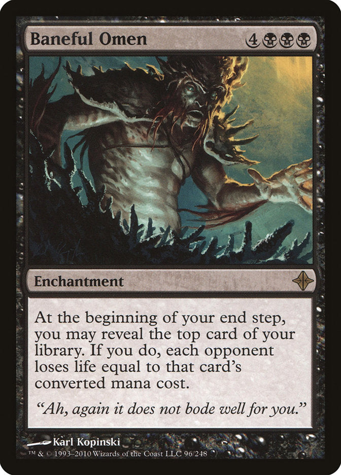 Baneful Omen 96/248 (Rise of the Eldrazi)  | Chromatic Games
