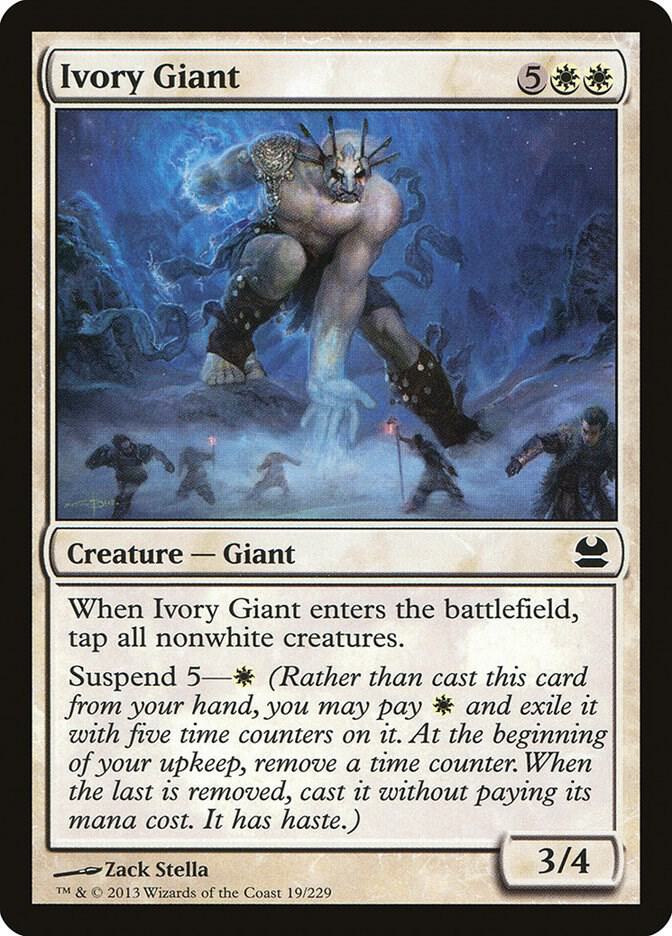 Ivory Giant 19/229 (Modern Masters)  | Chromatic Games