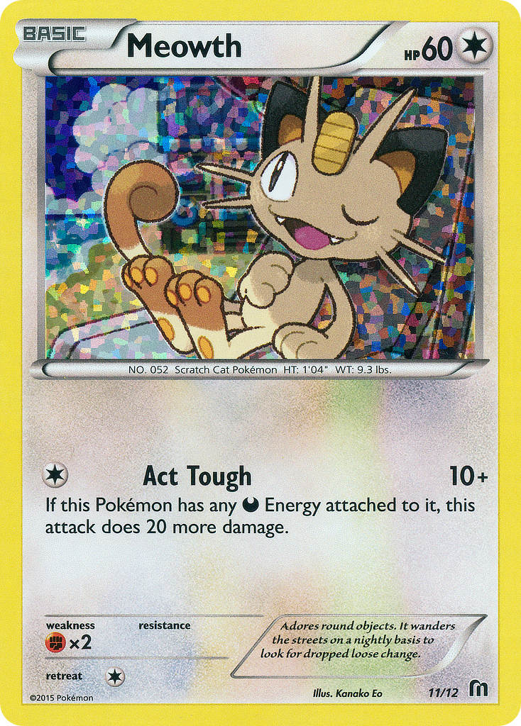 Meowth (11/12) [McDonald's Promos: 2016 Collection] | Chromatic Games