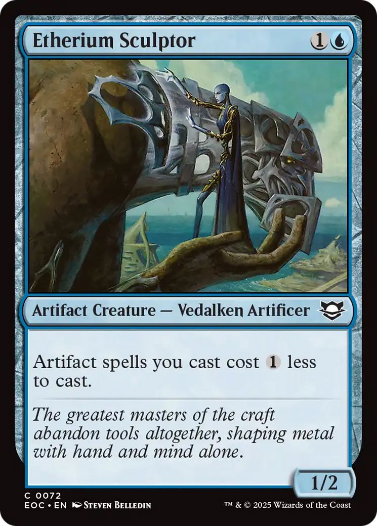 Etherium Sculptor [Edge of Eternities Commander] | Chromatic Games