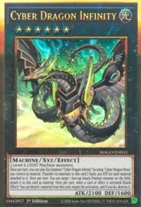 Cyber Dragon Infinity (Alternate Art) [MAGO-EN033] Gold Rare | Chromatic Games