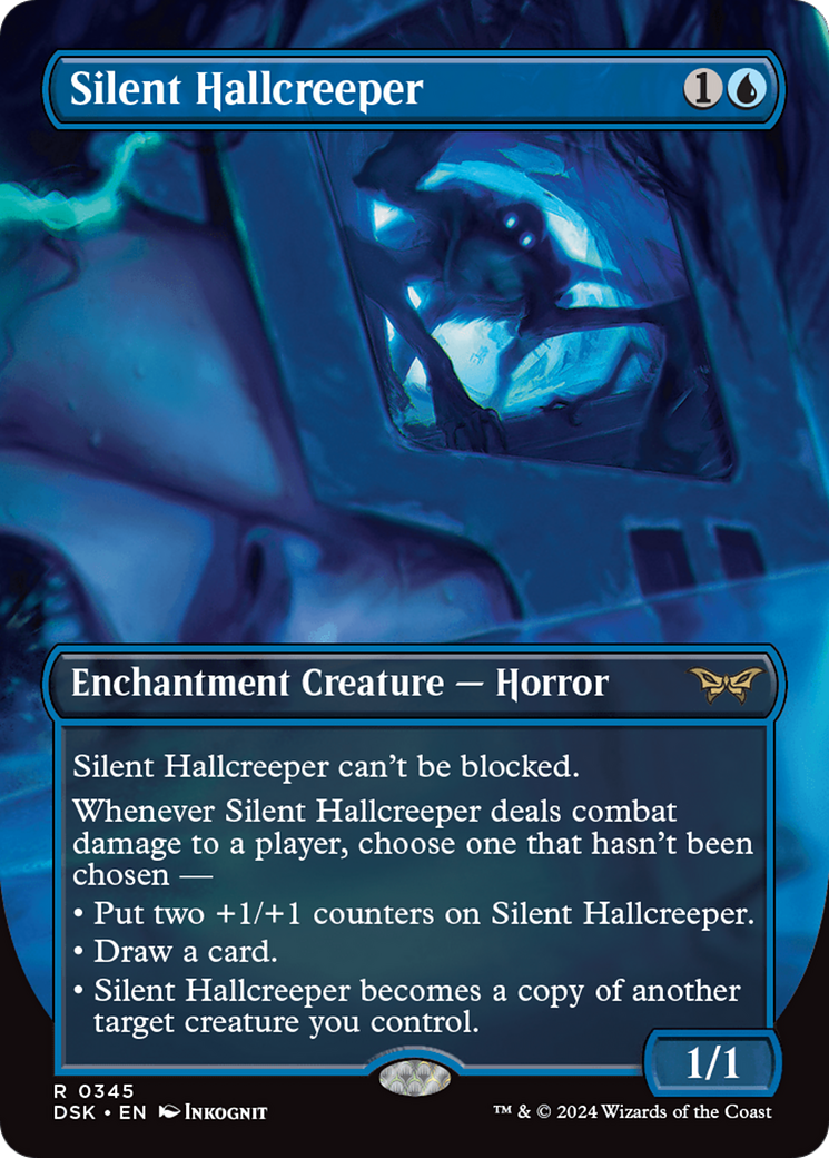 Silent Hallcreeper (Borderless) [Duskmourn: House of Horror] | Chromatic Games