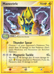 Manectric (38/107) [EX: Deoxys] | Chromatic Games