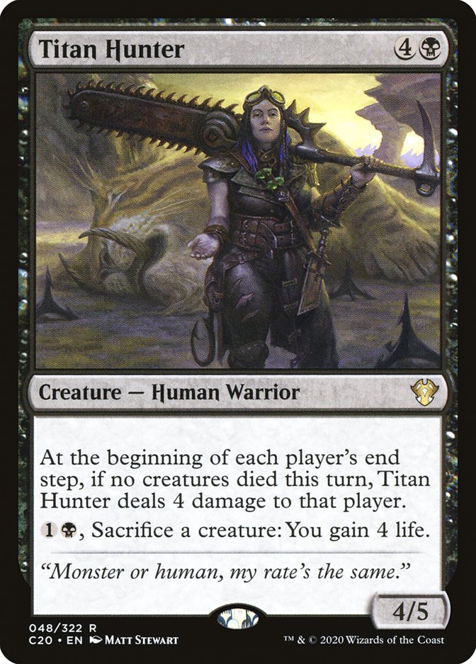 Titan Hunter 48/322 (Commander 2020)  | Chromatic Games