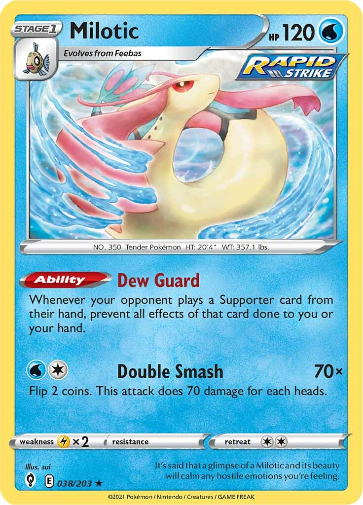 Milotic (038/203) [Sword & Shield: Evolving Skies] | Chromatic Games