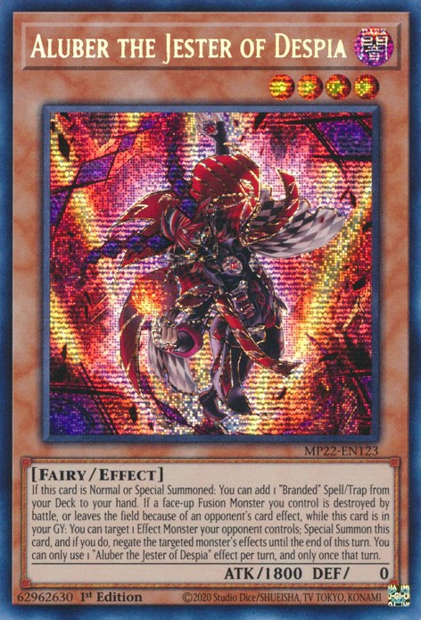 Aluber the Jester of Despia [MP22-EN123] Prismatic Secret Rare | Chromatic Games