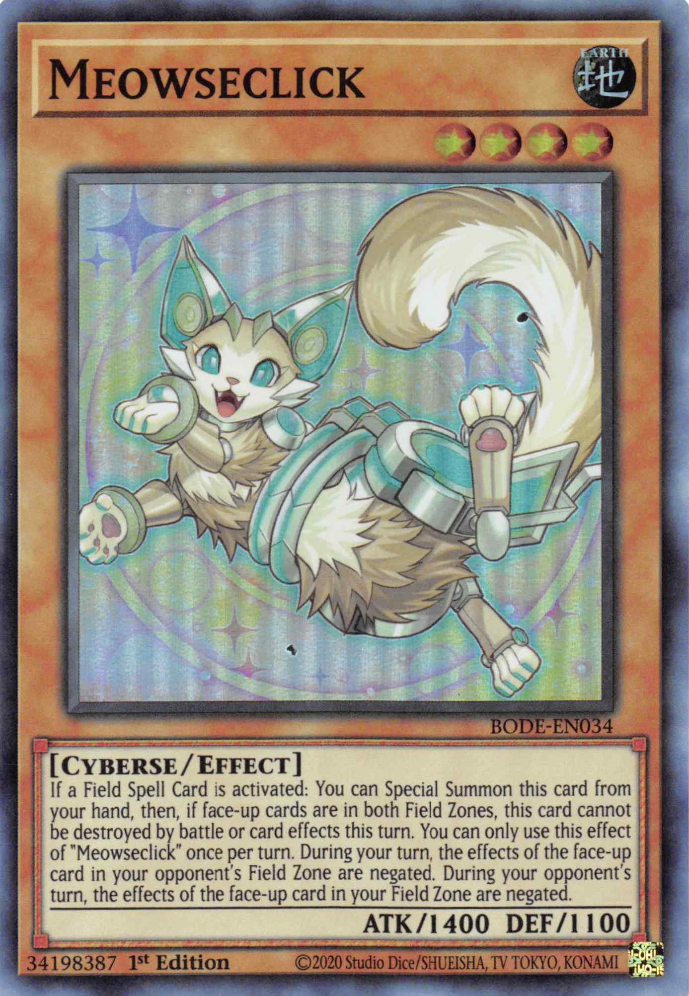 Meowseclick [BODE-EN034] Super Rare | Chromatic Games