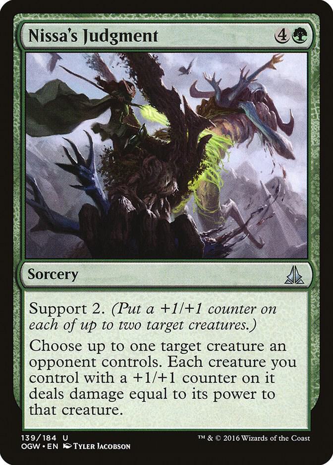 Nissa's Judgment 139/184 (Oath of the Gatewatch)  | Chromatic Games