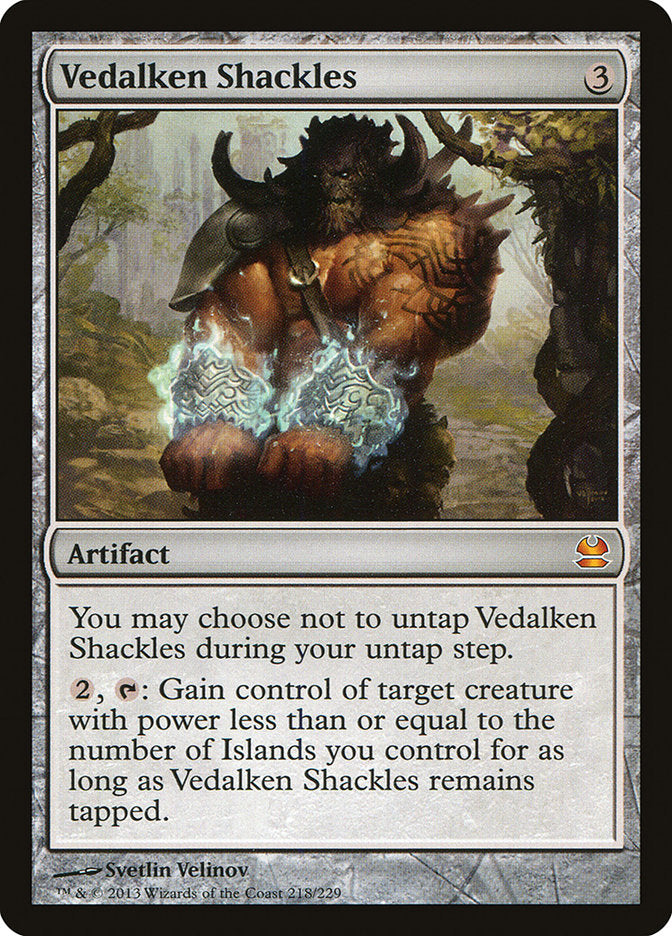 Vedalken Shackles 218/229 (Modern Masters)  | Chromatic Games