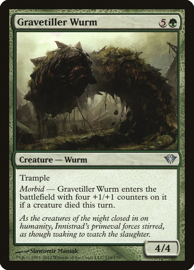 Gravetiller Wurm 116/158 (Dark Ascension)  | Chromatic Games