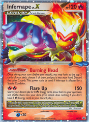 Infernape LV.X (DP10) [Diamond & Pearl: Black Star Promos] | Chromatic Games