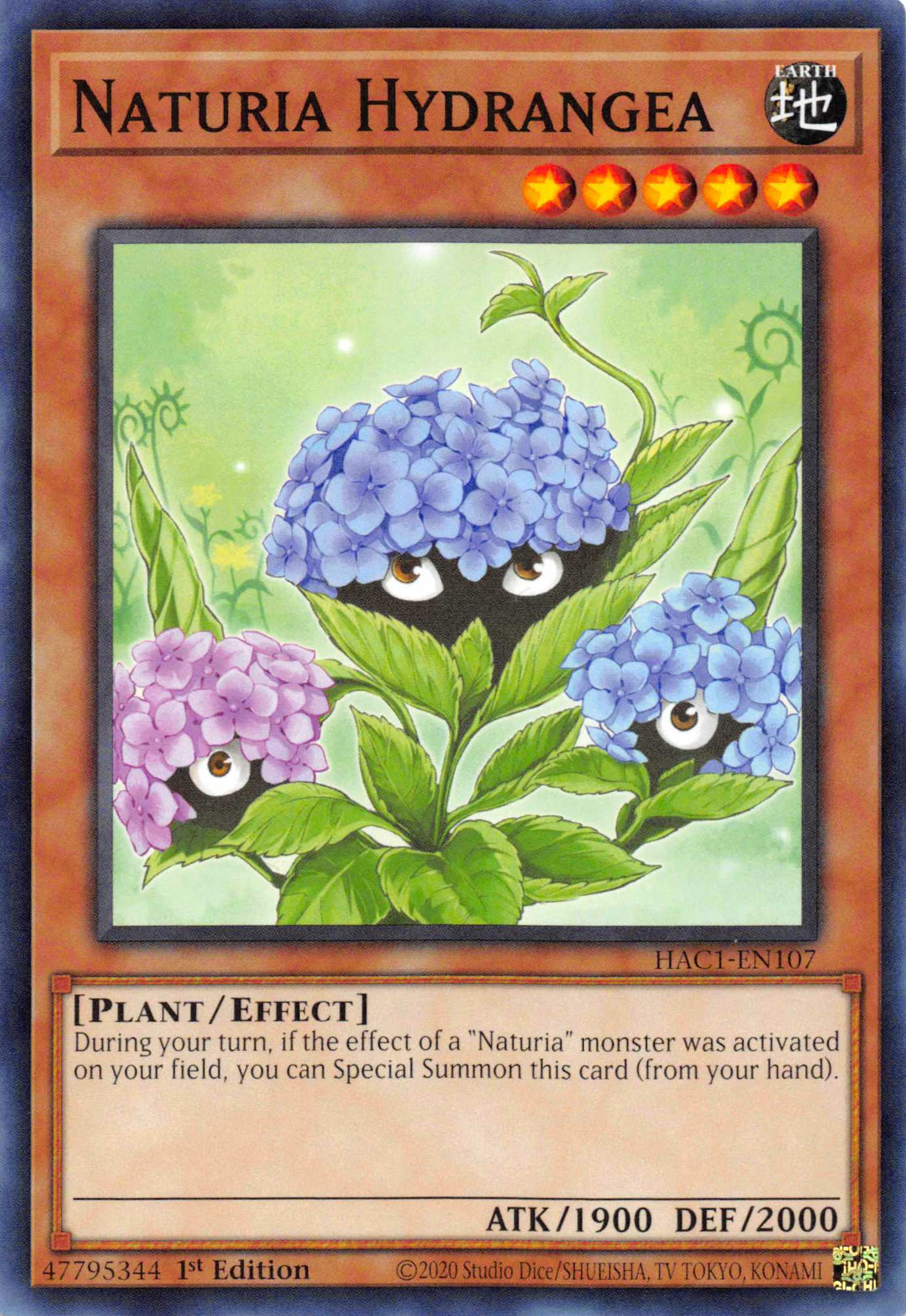 Naturia Hydrangea [HAC1-EN107] Common | Chromatic Games