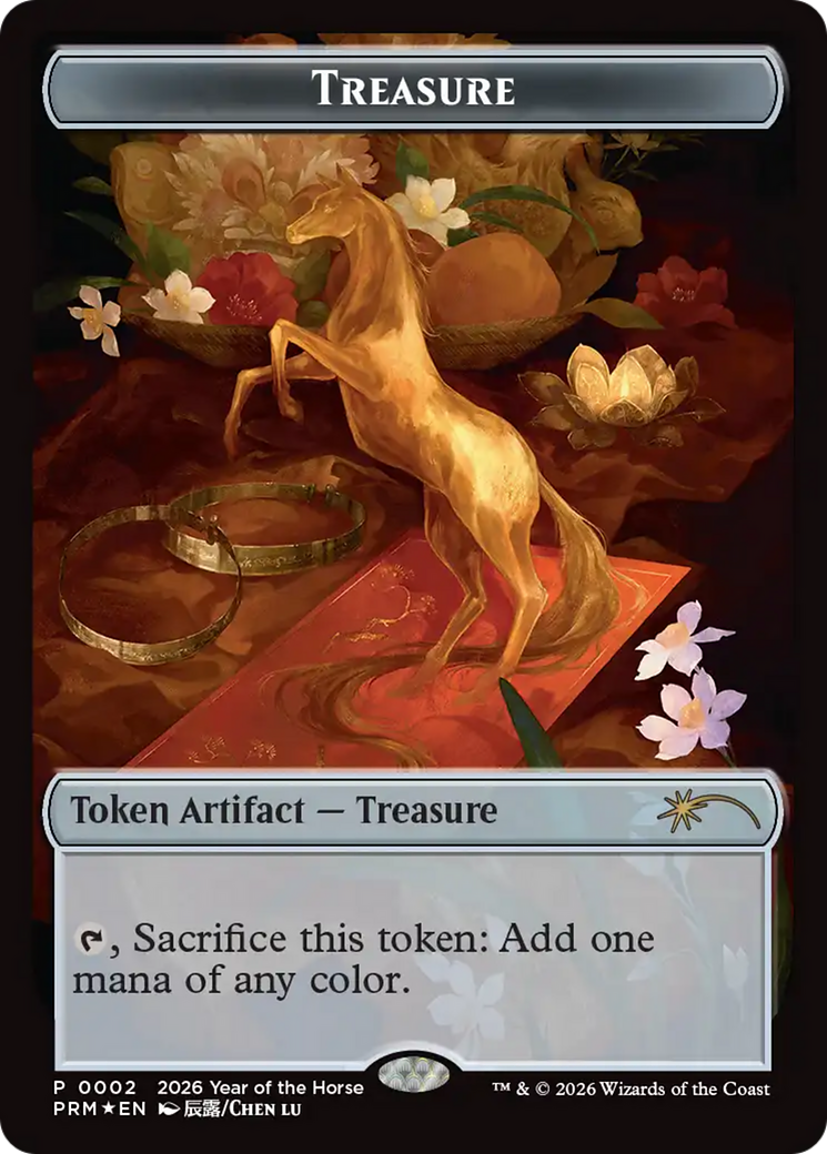 Treasure Token (Year of the Horse 2026) [Standard Showdown Promos Tokens] | Chromatic Games