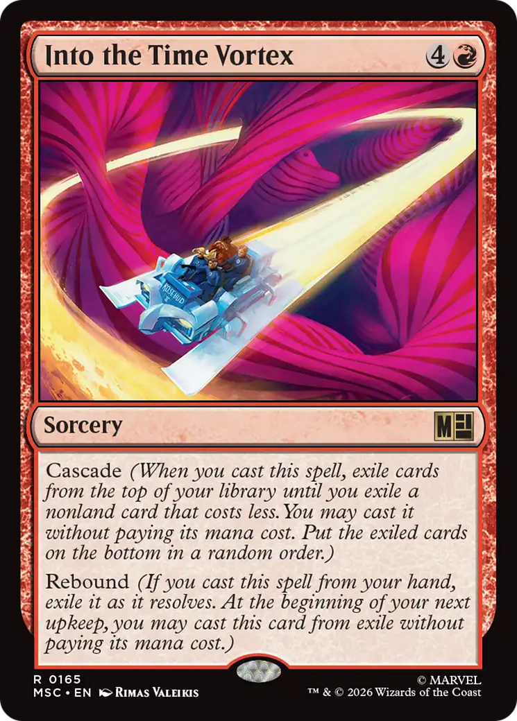 Into the Time Vortex (Surge Foil) [Marvel Super Heroes Commander] | Chromatic Games