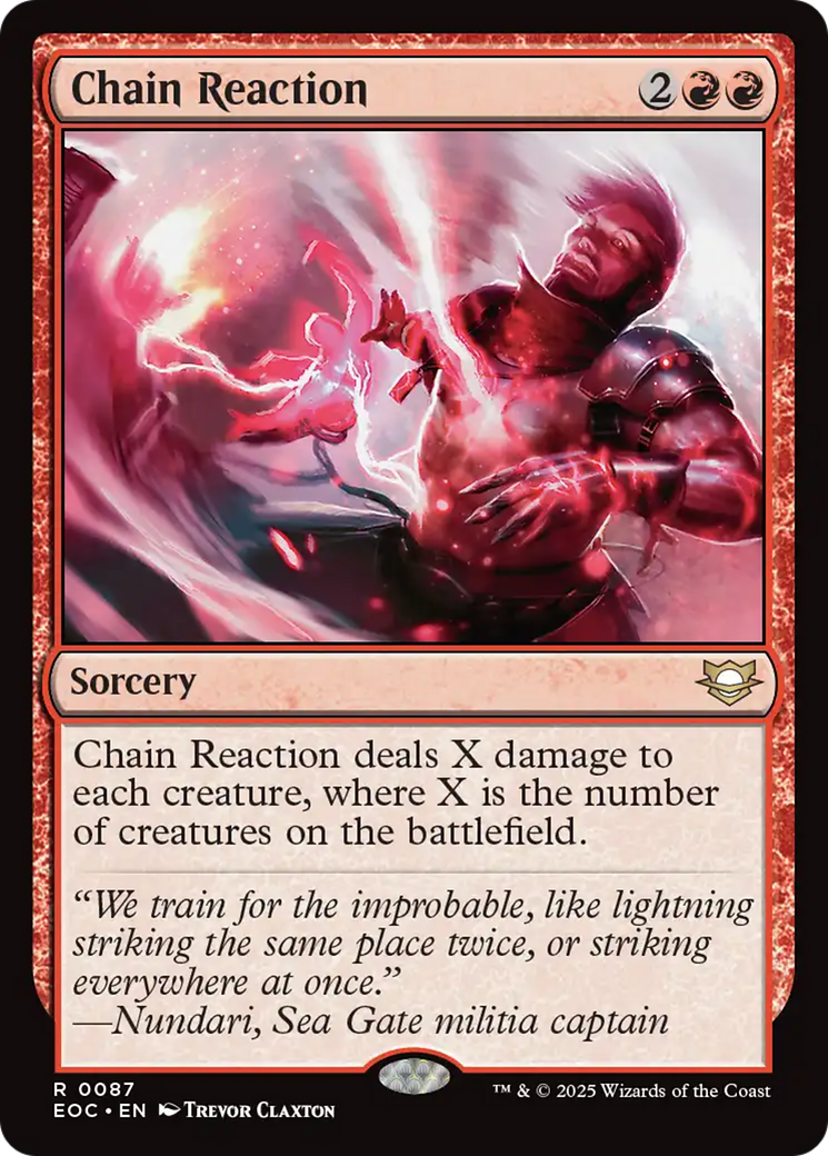 Chain Reaction [Edge of Eternities Commander] | Chromatic Games