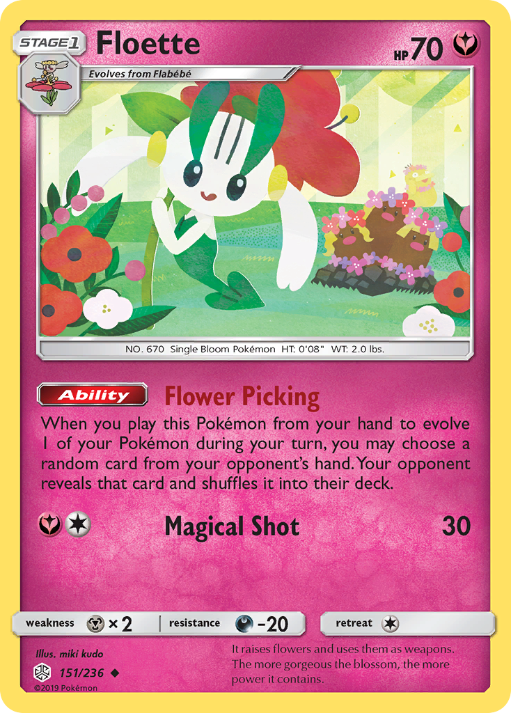 Floette (151/236) [Sun & Moon: Cosmic Eclipse] | Chromatic Games