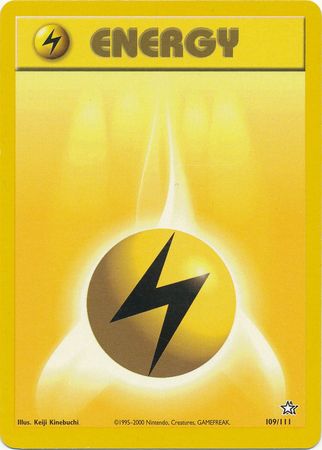 Lightning Energy (109/111) [Neo Genesis Unlimited] | Chromatic Games