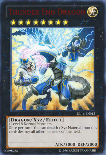 Thunder End Dragon (Red) [DL16-EN012] Rare | Chromatic Games