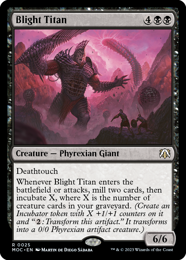 Blight Titan [March of the Machine Commander] | Chromatic Games