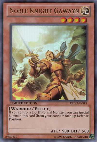 Noble Knight Gawayn [REDU-ENSP1] Ultra Rare | Chromatic Games