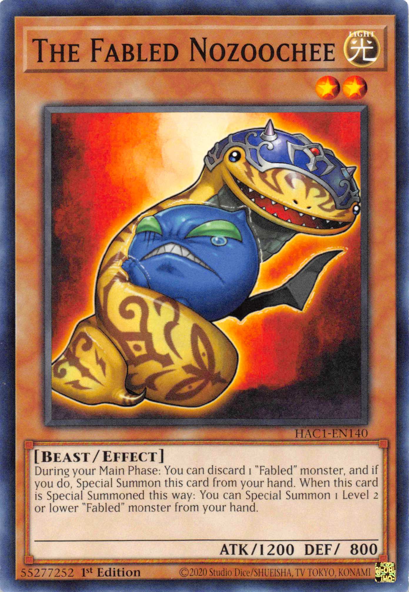 The Fabled Nozoochee [HAC1-EN140] Common | Chromatic Games