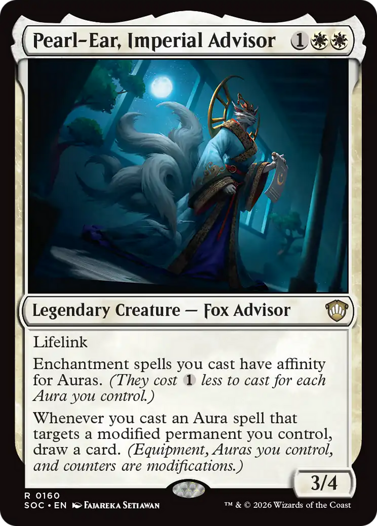 Pearl-Ear, Imperial Advisor [Secrets of Strixhaven Commander] | Chromatic Games