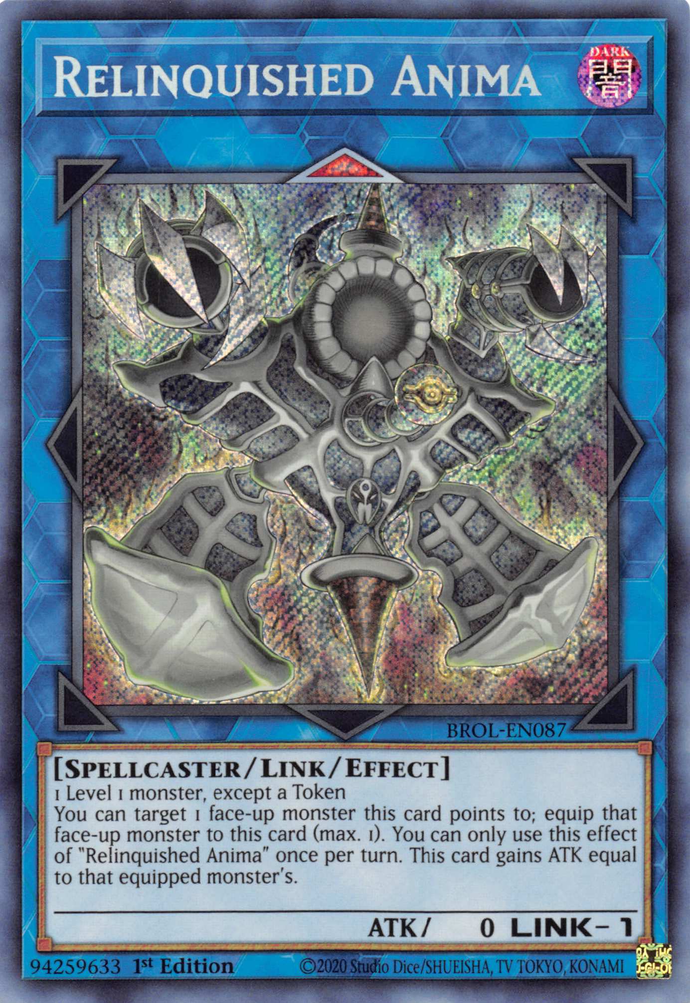 Relinquished Anima [BROL-EN087] Secret Rare | Chromatic Games