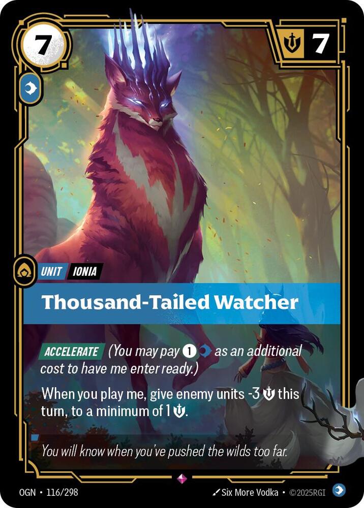 Thousand-Tailed Watcher 116/298 (Origins)  - Foil | Chromatic Games