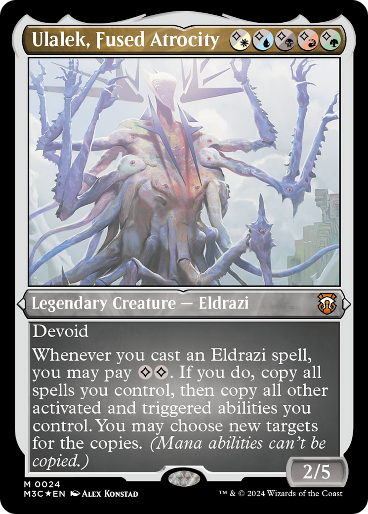 Ulalek, Fused Atrocity (Foil Etched) [Modern Horizons 3 Commander] | Chromatic Games