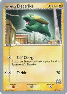 Team Aqua's Electrike (53/95) (Blaziken Tech - Chris Fulop) [World Championships 2004] | Chromatic Games