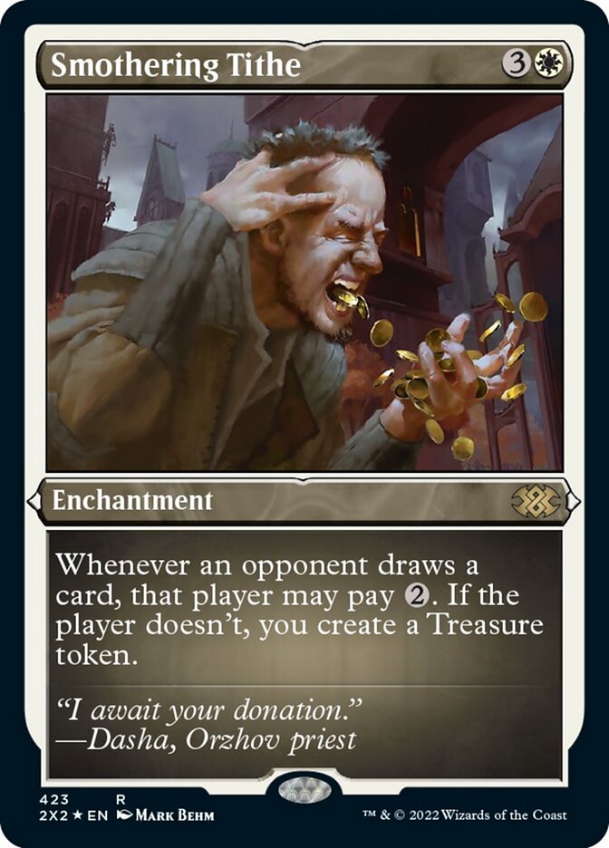 Smothering Tithe (Foil Etched) [Double Masters 2022] | Chromatic Games
