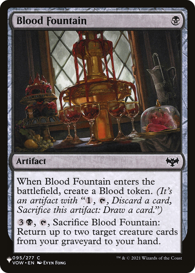 Blood Fountain [The List Reprints] | Chromatic Games