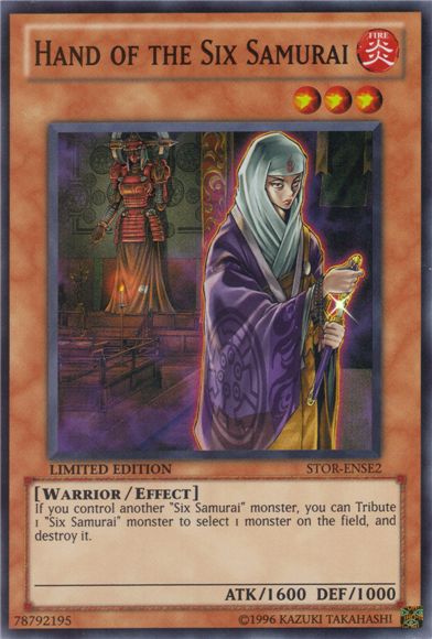 Hand of the Six Samurai [STOR-ENSE2] Super Rare | Chromatic Games