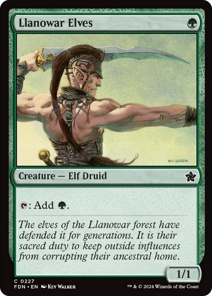 Llanowar Elves [Foundations] | Chromatic Games